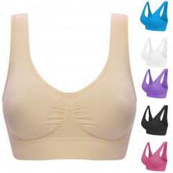Brassière de sport couleur chair ou couleur