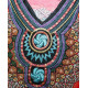 Djellaba femme manches courtes inspiration ethnique