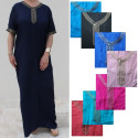 Djellaba à manches courtes femme collection été 