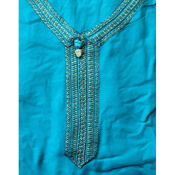 Djellaba à manches courtes femme collection été 