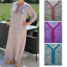 Robe longue orientale fraîcheur d'été