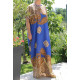 Djellaba femme ample imprimé ethnique chic