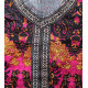 Gandoura femme manches courtes