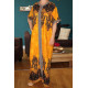 Gandoura femme manches courtes