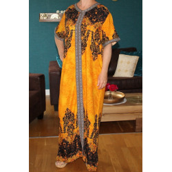Gandoura femme manches courtes