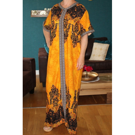 Gandoura femme manches courtes