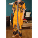 Gandoura femme manches courtes