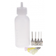Burette pour henné avec 8 embouts