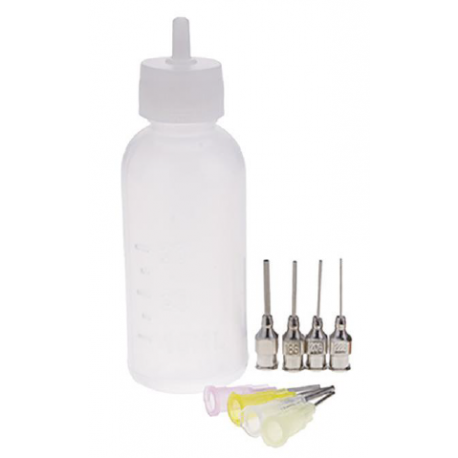 Burette pour henné avec 8 embouts