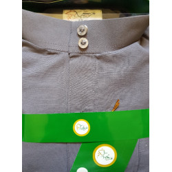 Djellaba garçon col mao droit couleur 