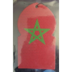 Désodorisant pour voiture drapeau Maroc