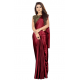 Sari indien Bollywood uni en satin