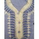 Robe de maison djellaba Jersey motifs dorés