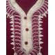 Robe de maison djellaba Jersey motifs dorés