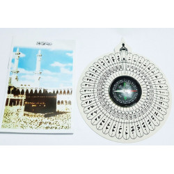 Boussole pour indiqué la Mecque (direction de la Qibla)