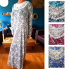 Chemise de nuit manches longues et dentelle