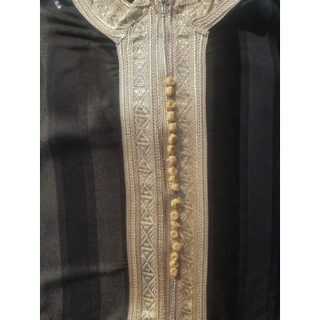 Tunique Homme style marocain col mao