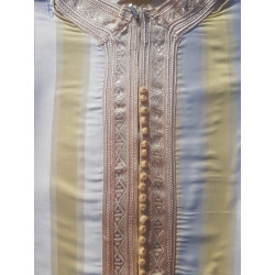 Tunique Homme style marocain col mao