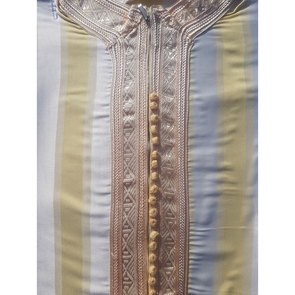 Tunique Homme style marocain col mao