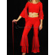 Canne de danse orientale rouge