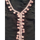 Djellaba orientale fille coton et pompons