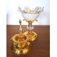 Brûleur d'encens oriental pour bakhour collection Gold