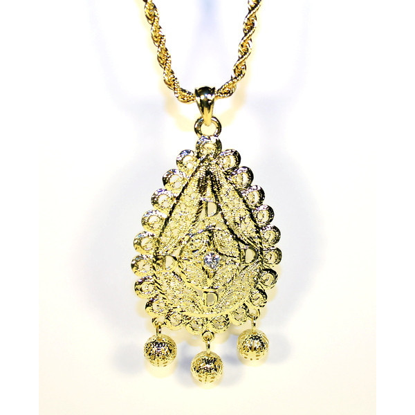 Pendentif oriental et son collier