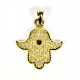 Pendentif main de fatma doré 