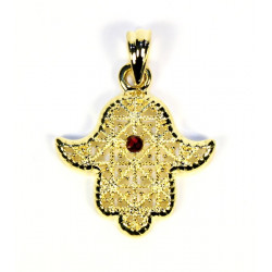 Pendentif main de fatma doré 