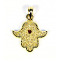 Pendentif main de fatma doré 
