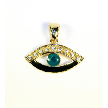 Grand oeil protecteur en pendentif 
