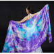 Voile de danse orientale 100% soie tie dye