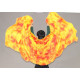 Voile de danse orientale 100% soie tie dye