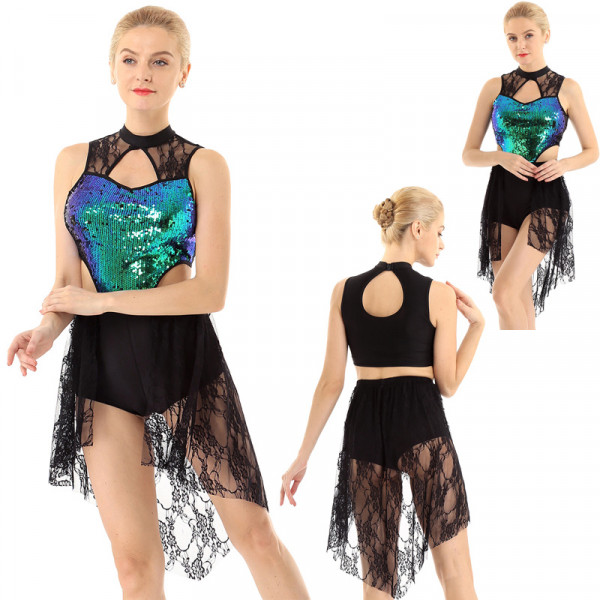 Short danse femme top