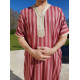 Djellaba homme à rayures style marocaine 