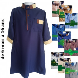 Qamis chic bébé et ado