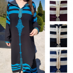 Djellaba femme à capuche premium
