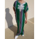 Gandoura style marocaine à rayures multicolores