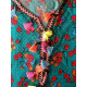 Djellaba pour enfant à paillettes dorées