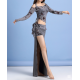 Costume de scène oriental jupe longue et top