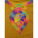 Robe de maison femme liseret arc en ciel