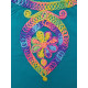 Robe de maison femme liseret arc en ciel