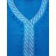 Robe de maison lègère manches longues pompons