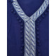 Robe de maison lègère manches longues pompons