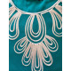 Robe de maison orientale arabesque cordon blanc