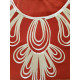 Robe de maison orientale arabesque cordon blanc
