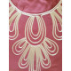 Robe de maison orientale arabesque cordon blanc