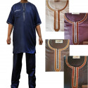 Ensemble Qamis court et sarouel
