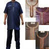 Ensemble Qamis court et sarouel