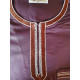 Ensemble Qamis court et sarouel